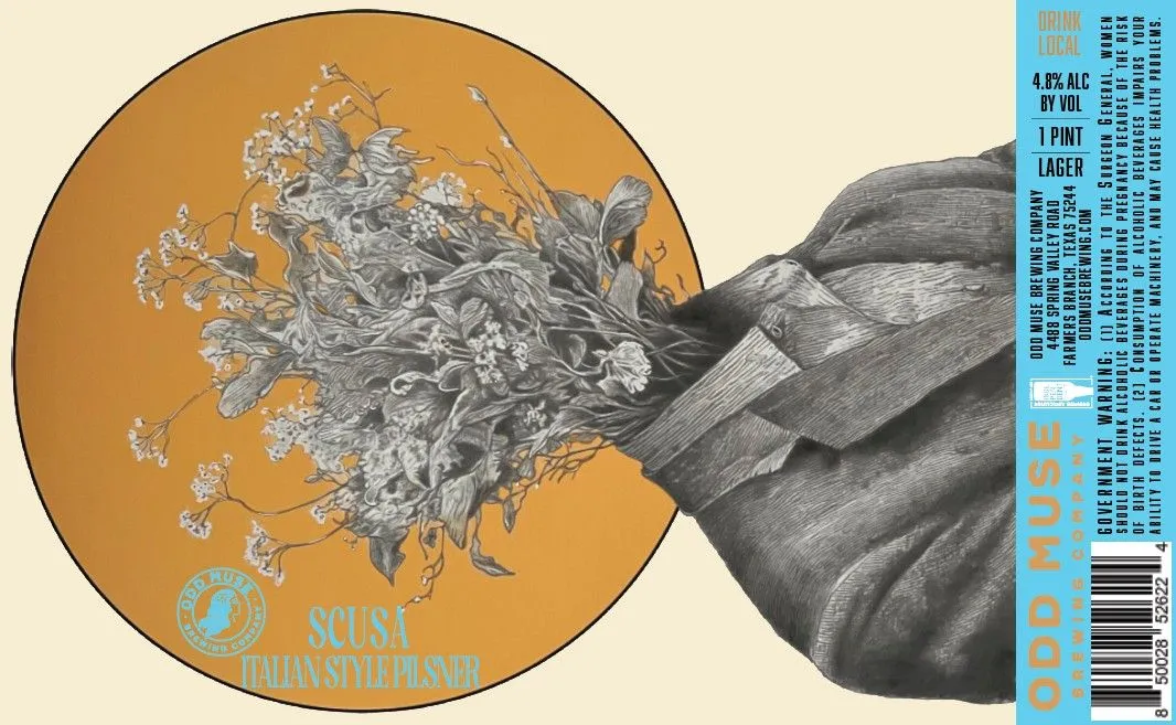 Scusa — full label as filed with TTB