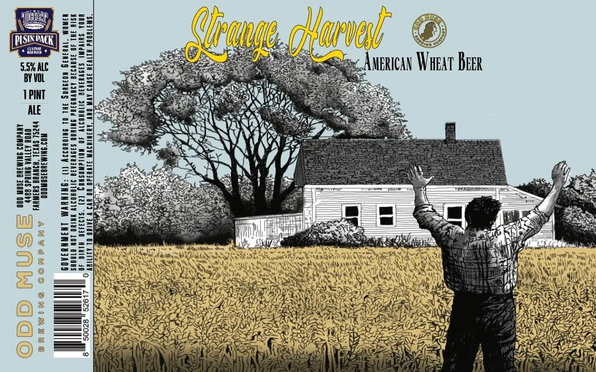 Strange Harvest label