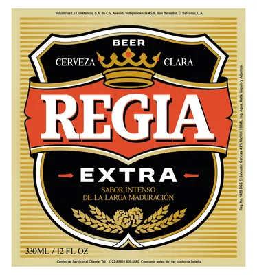 Regia Extra label