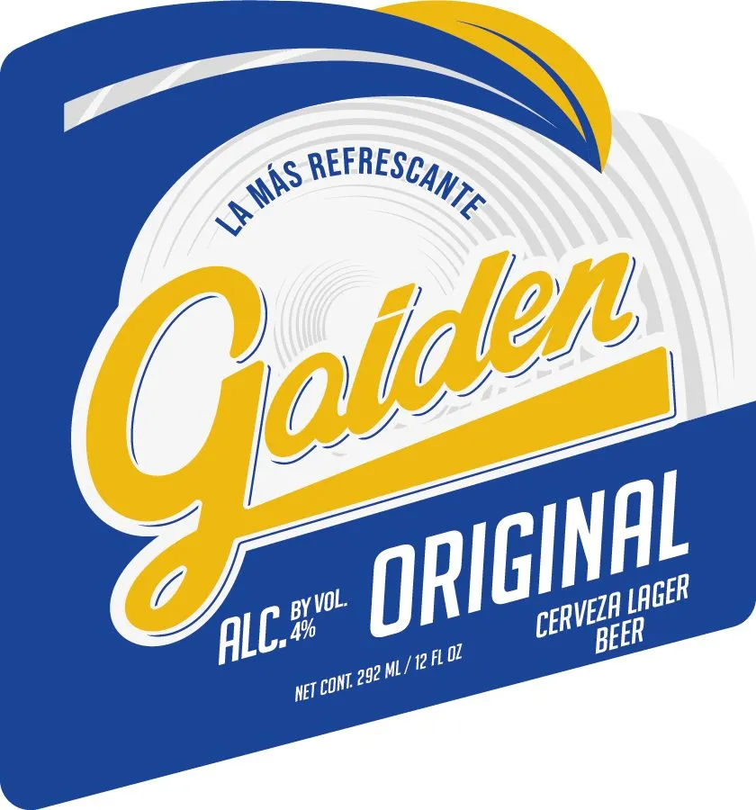 Gaiden Original — full label as filed with TTB