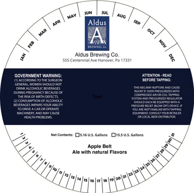 Apple Belt label
