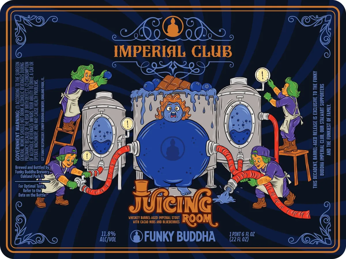 Imperial Club Juicing Room — full label as filed with TTB