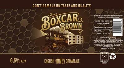 Boxcar Brown label