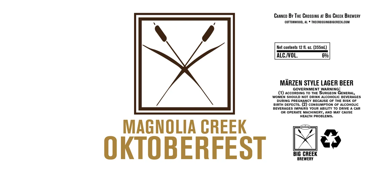 Magnolia Creek Oktoberfest label