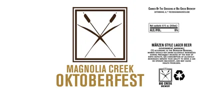 Magnolia Creek Oktoberfest label