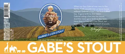 Gabe's Stout label