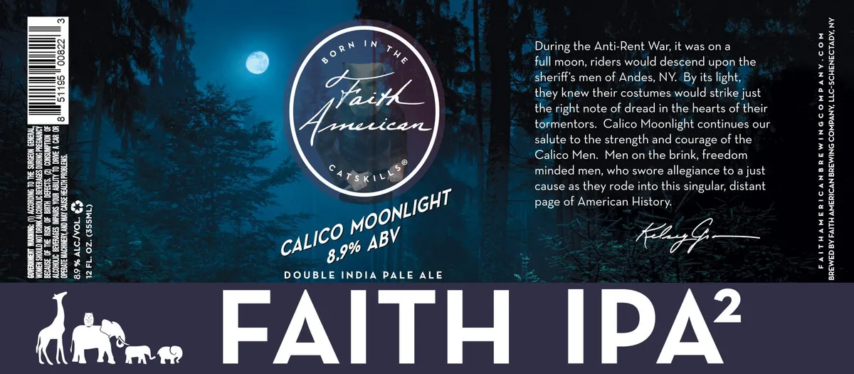 Calico Moonlight — full label as filed with TTB