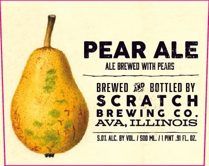 Pear Ale — full label as filed with TTB