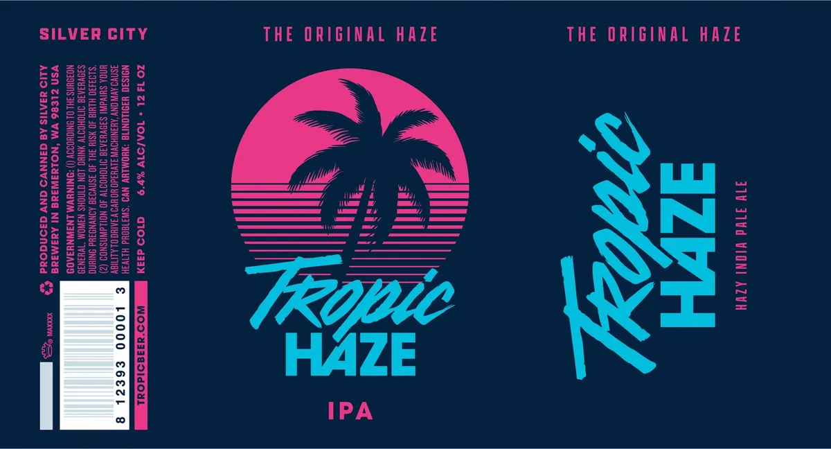 Tropic Haze — full label as filed with TTB