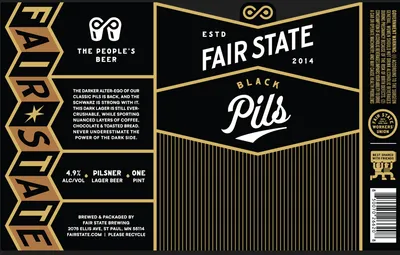 Black Pils label