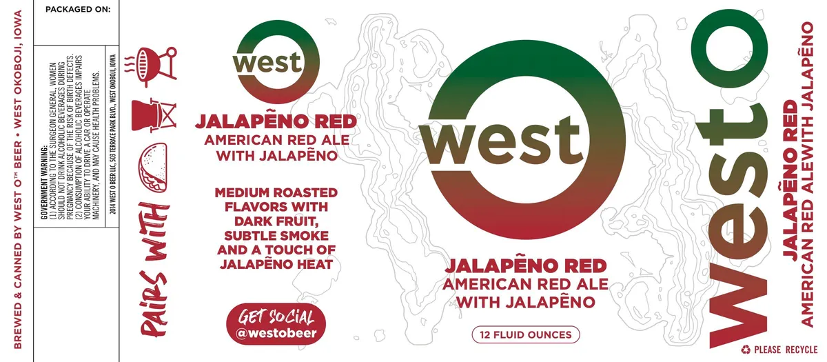 Jalapeño Red — full label as filed with TTB