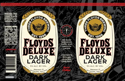Floyds Deluxe Dark Lager label