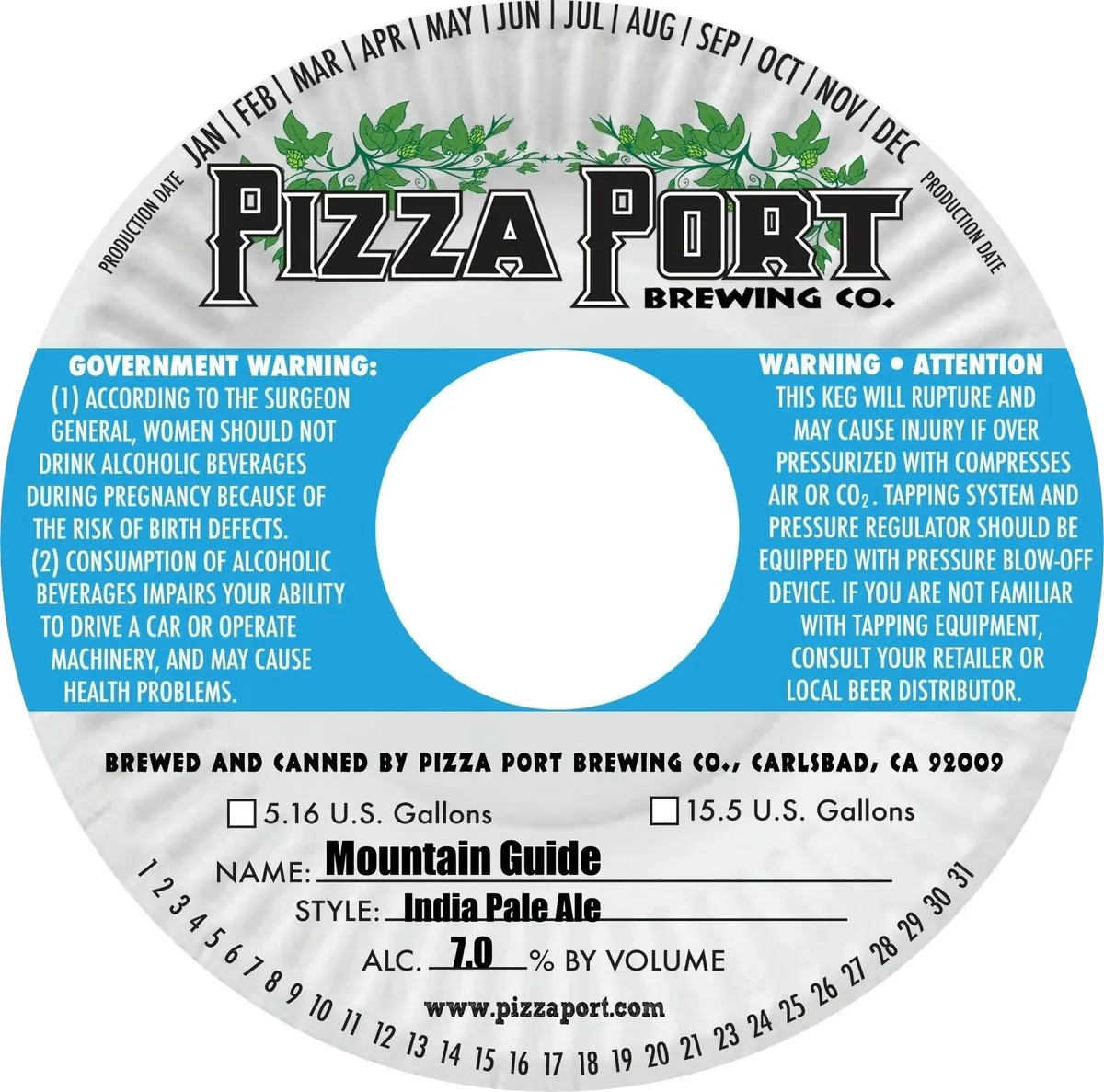 Mountain Guide — full label as filed with TTB