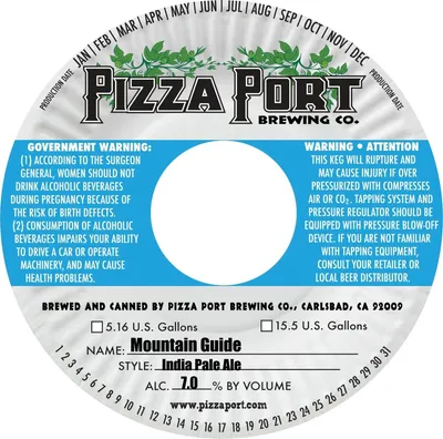 Mountain Guide label