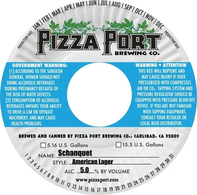 Schanquet label