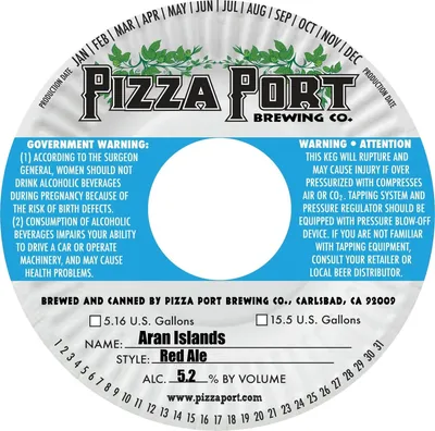 Aran Islands label