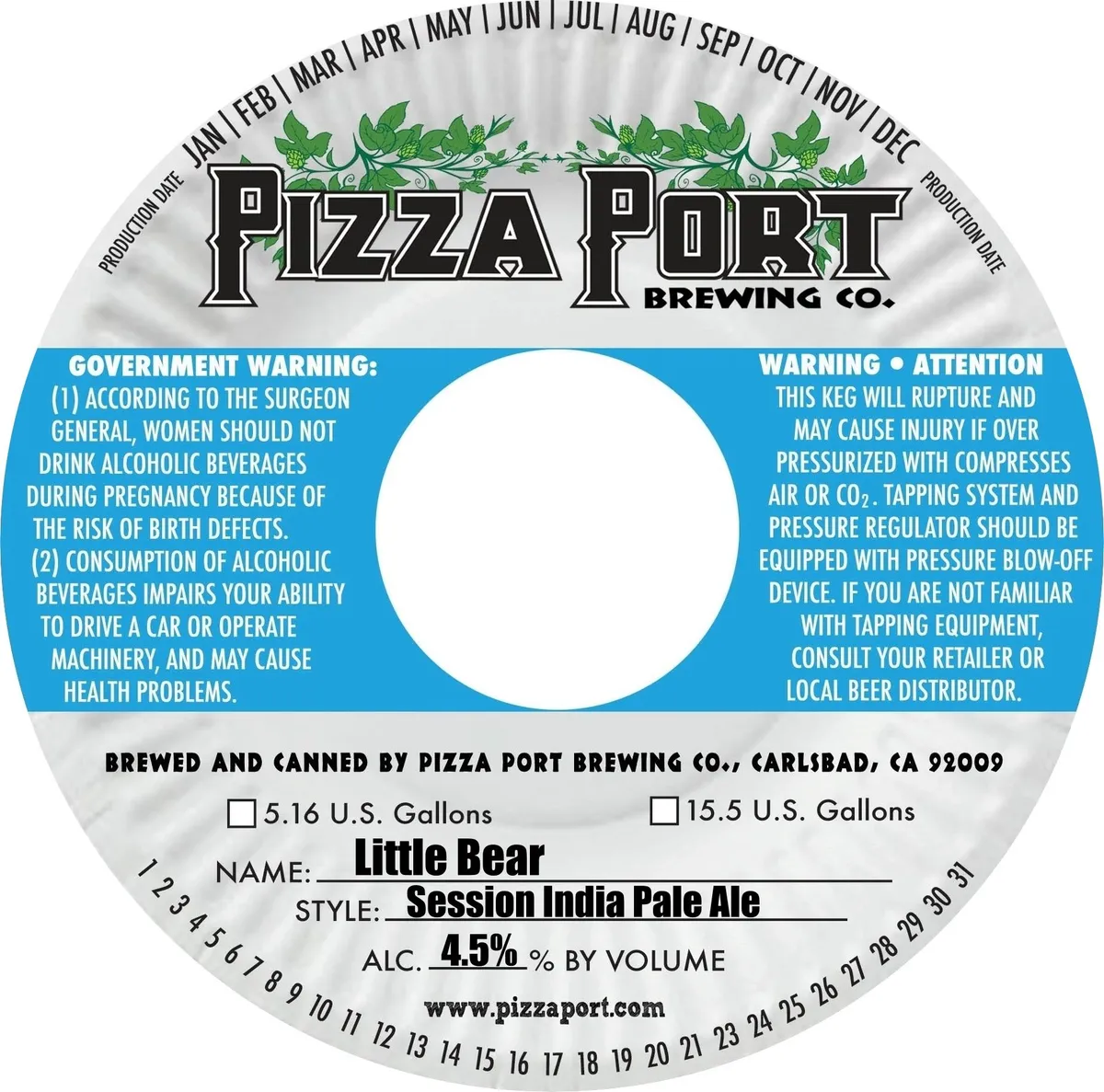 Little Bear — full label as filed with TTB