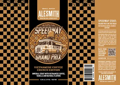 Speedway Stout: Vietnamese Coffee Crunch Edition label