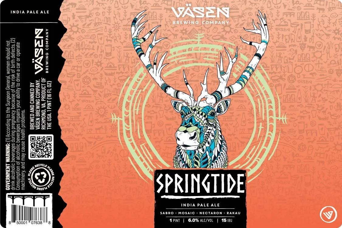 Springtide — full label as filed with TTB