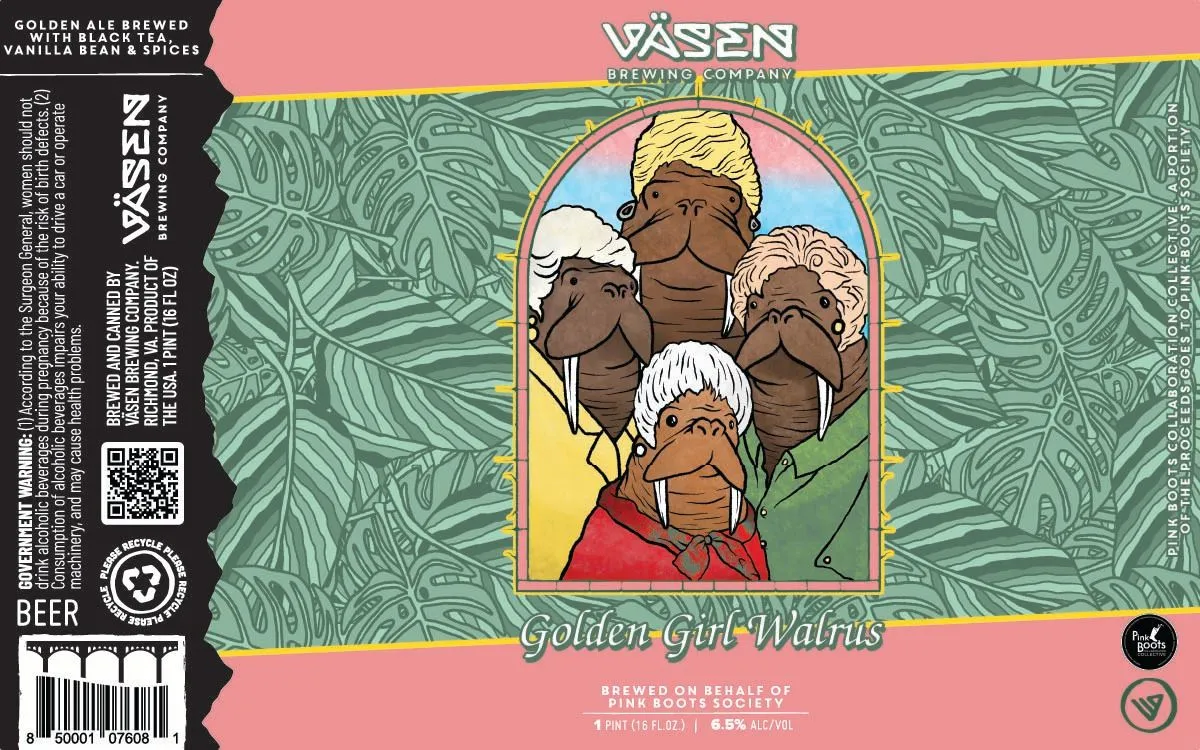 Golden Girl Walrus — full label as filed with TTB