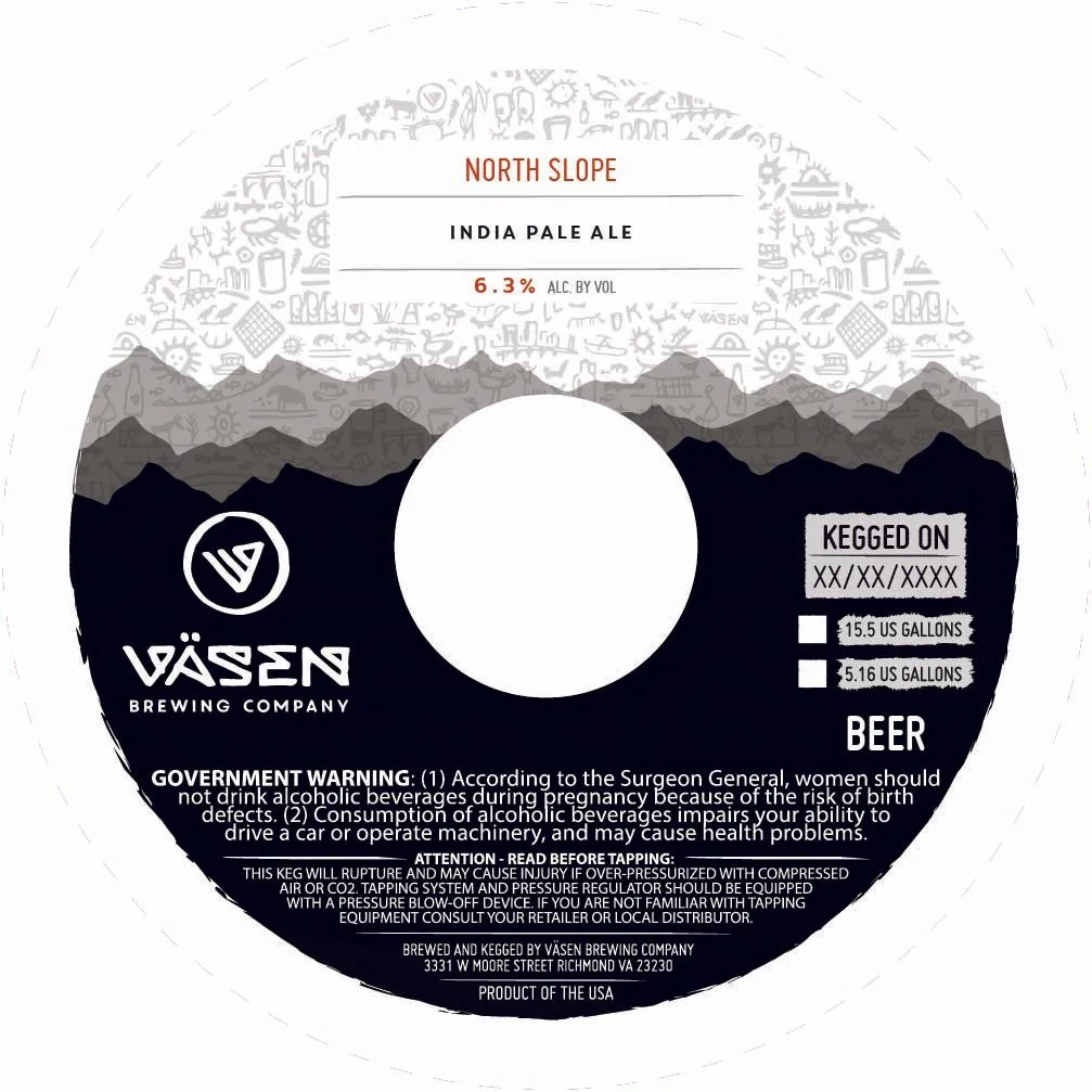North Slope — full label as filed with TTB