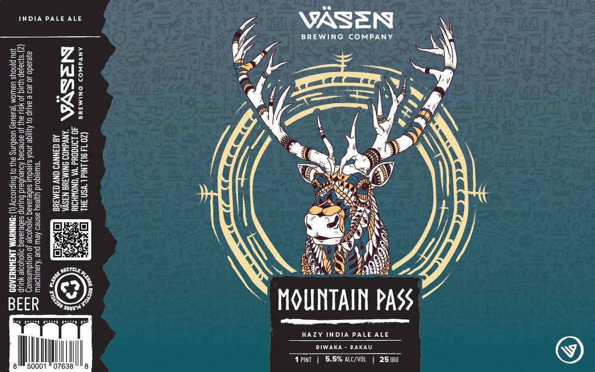 Mountain Pass label