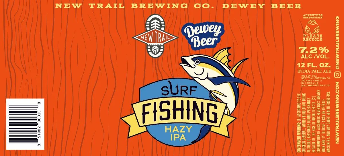 Surf Fishing — full label as filed with TTB