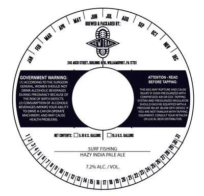 Surf Fishing label