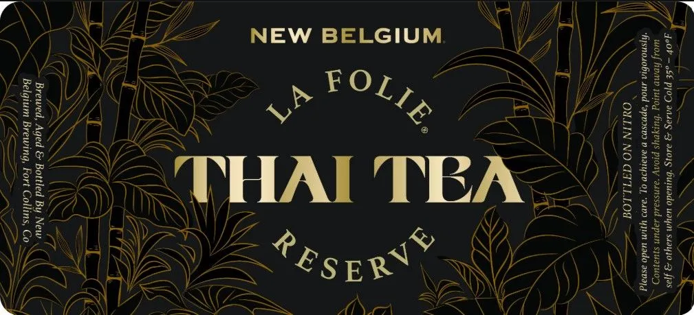 La Folie Reserve Thai Tea — full label as filed with TTB