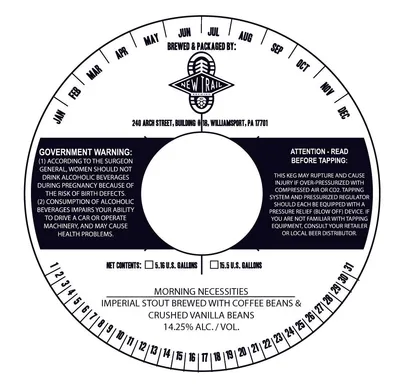 Morning Necessities label