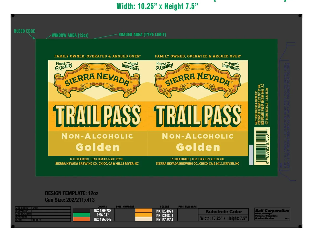 Trail Pass Golden label
