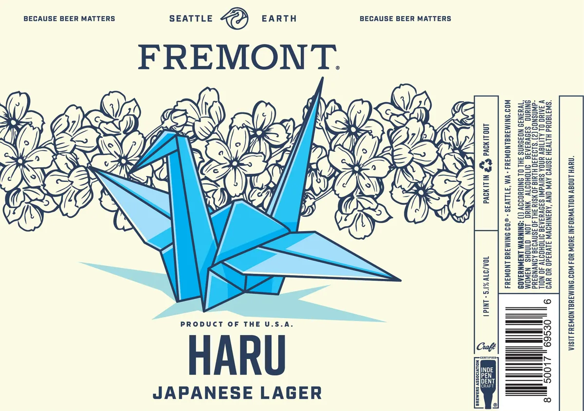 Haru — full label as filed with TTB