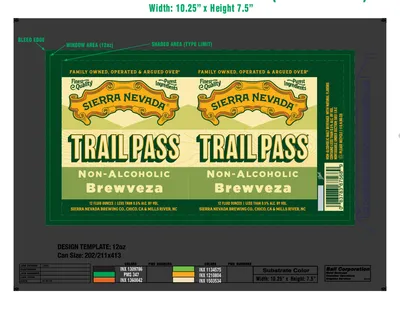 Trail Pass Brewveza label