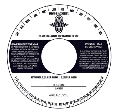 Ridgeline Lager label