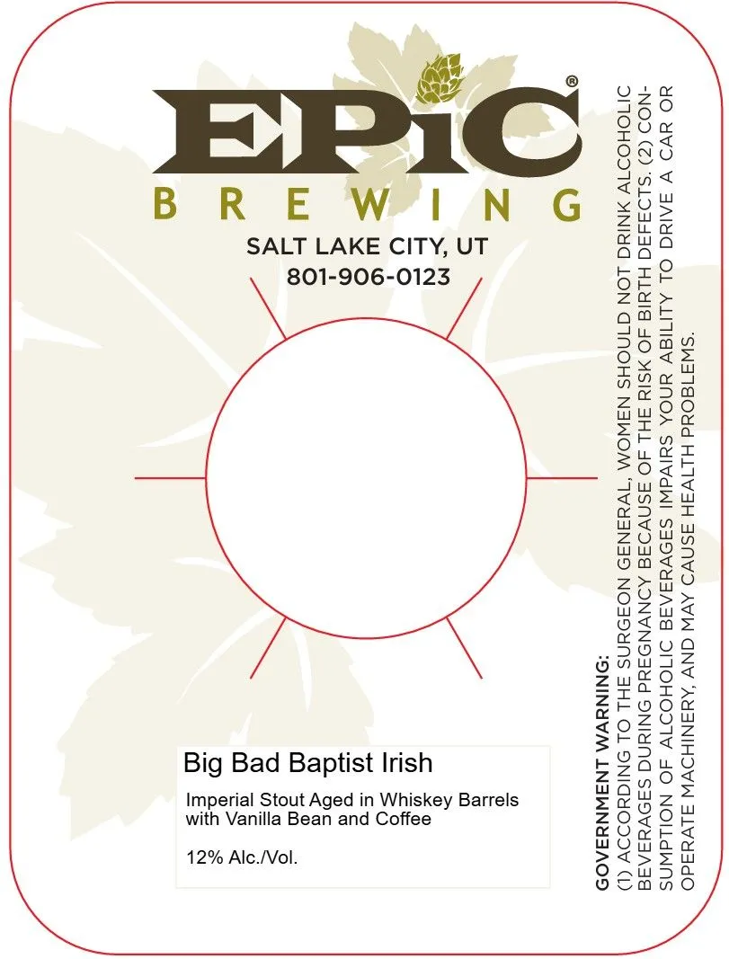 Big Bad Baptist Irish label