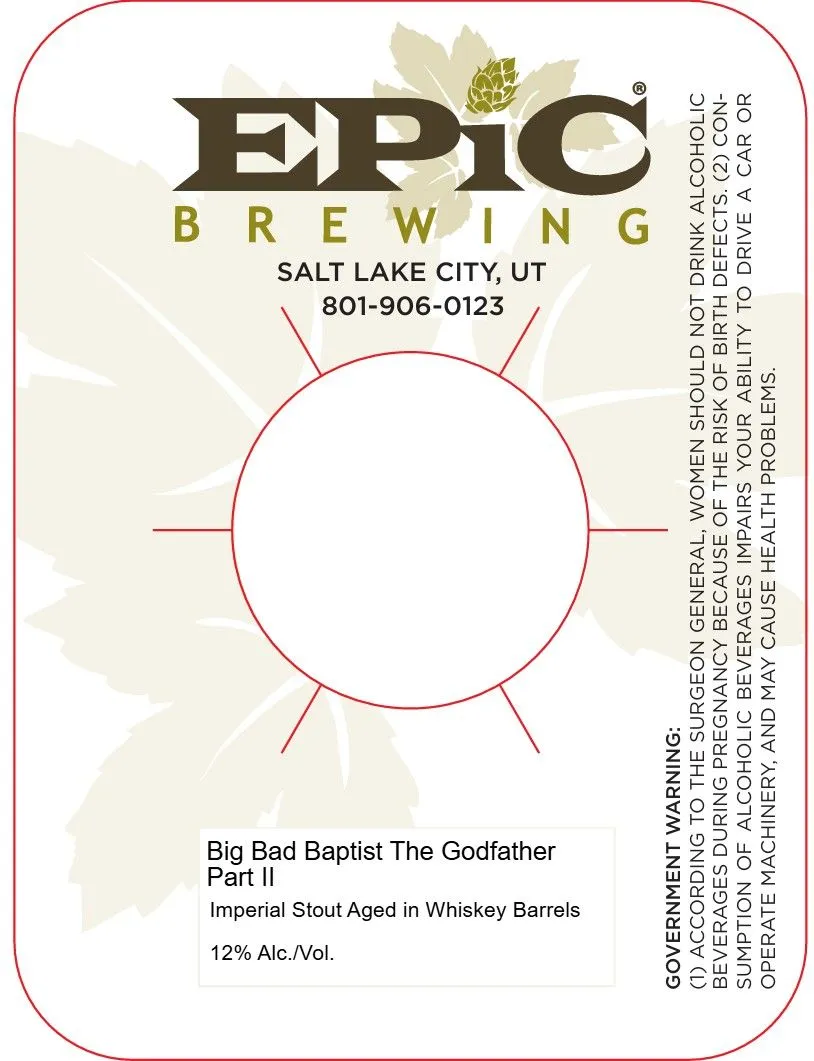 Big Bad Baptist The Godfather Part II label
