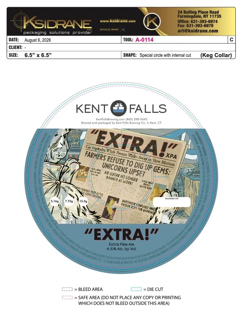 Extra — full label as filed with TTB