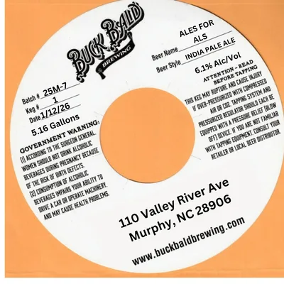 Ales For ALS label