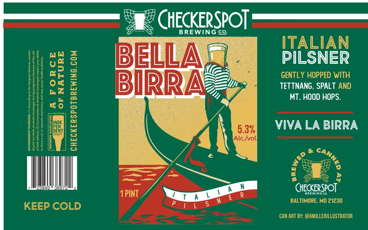 Bella Birra label