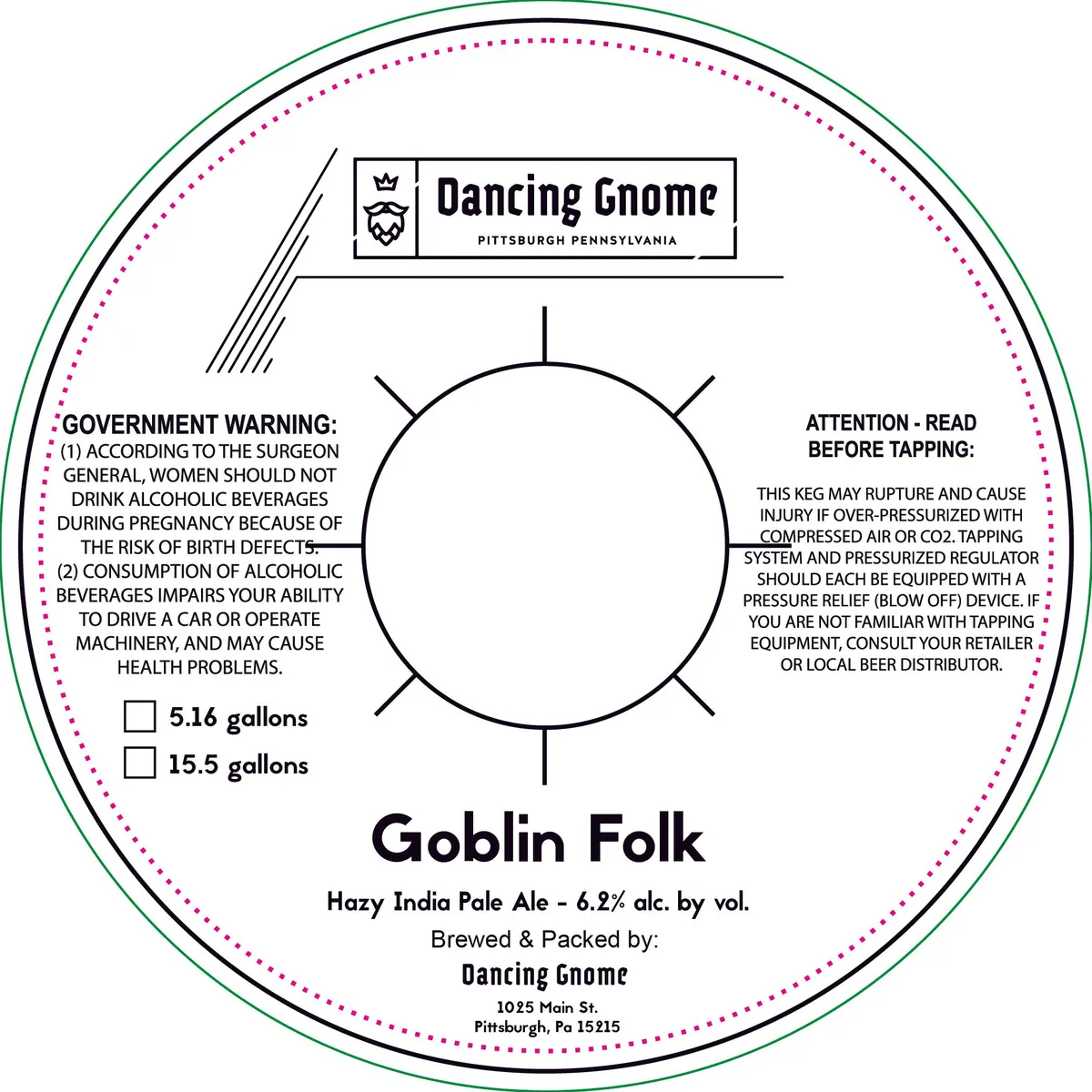 Goblin Folk — full label as filed with TTB