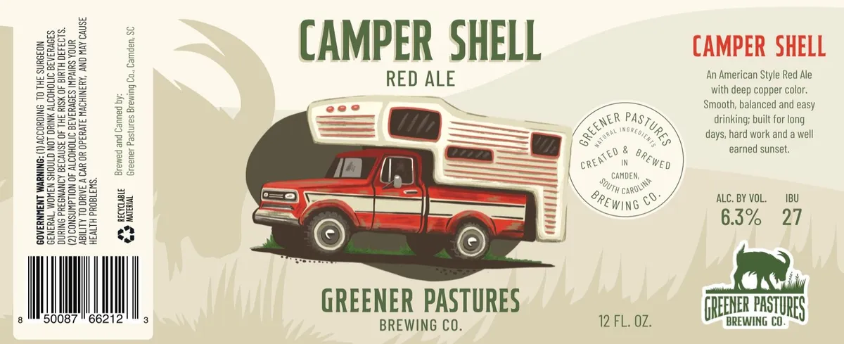 Camper Shell — full label as filed with TTB