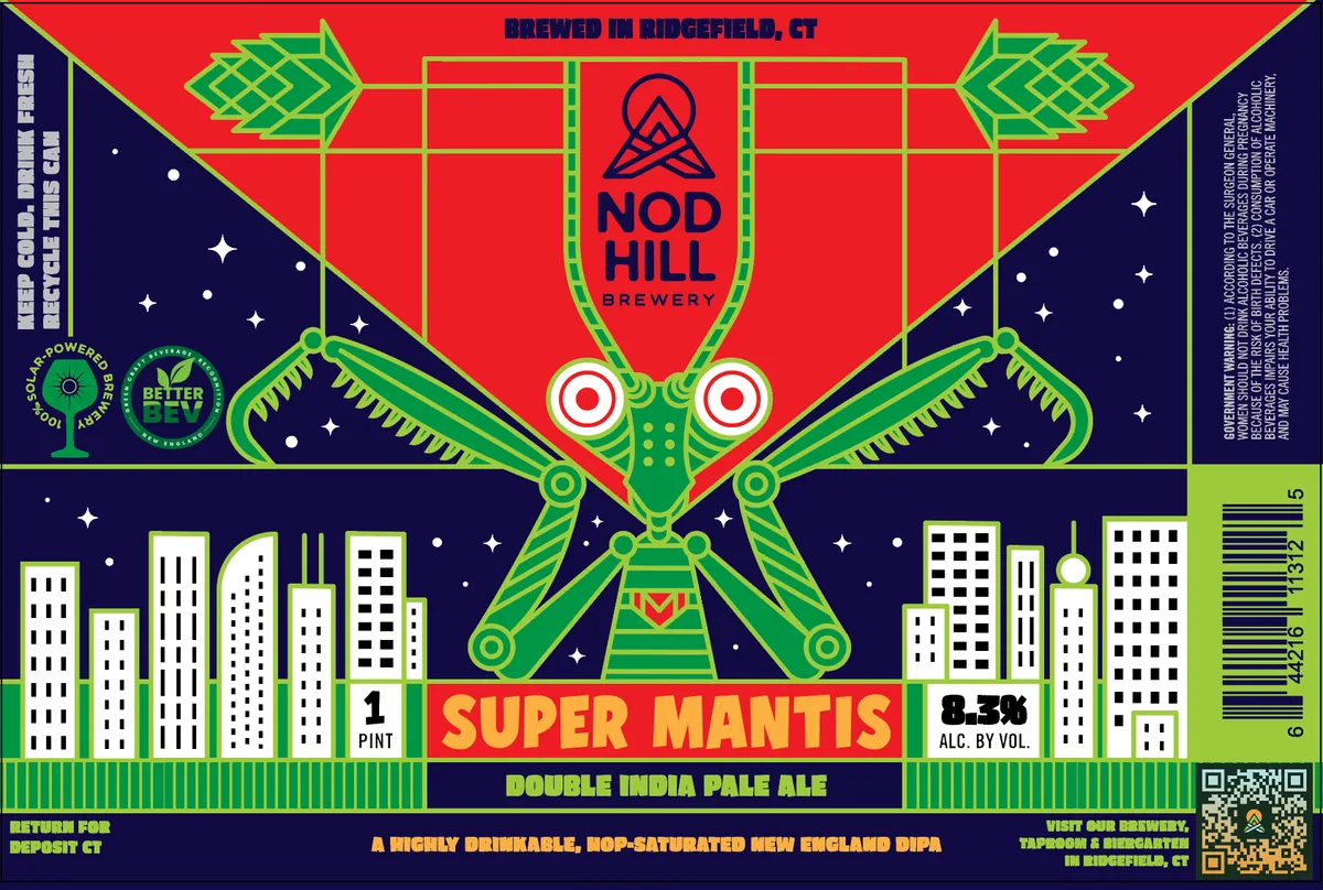 Super Mantis — full label as filed with TTB