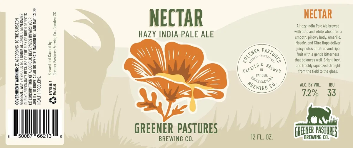 Nectar — full label as filed with TTB