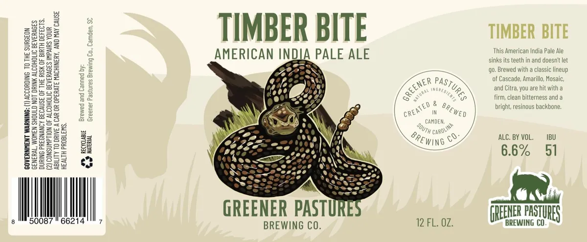 Timber Bite — full label as filed with TTB