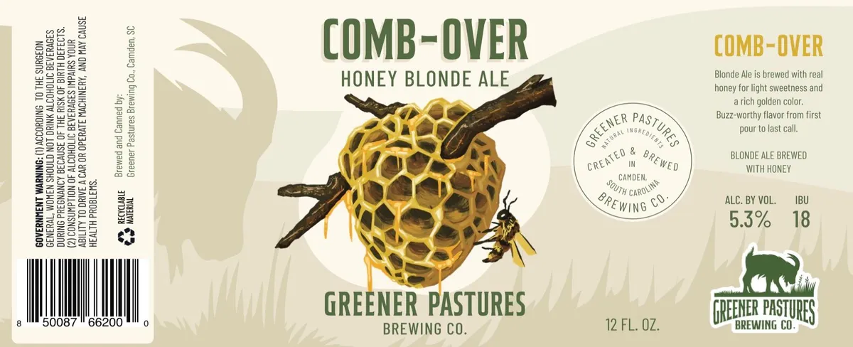 Comb-Over — full label as filed with TTB