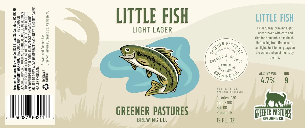 Little Fish — full label as filed with TTB
