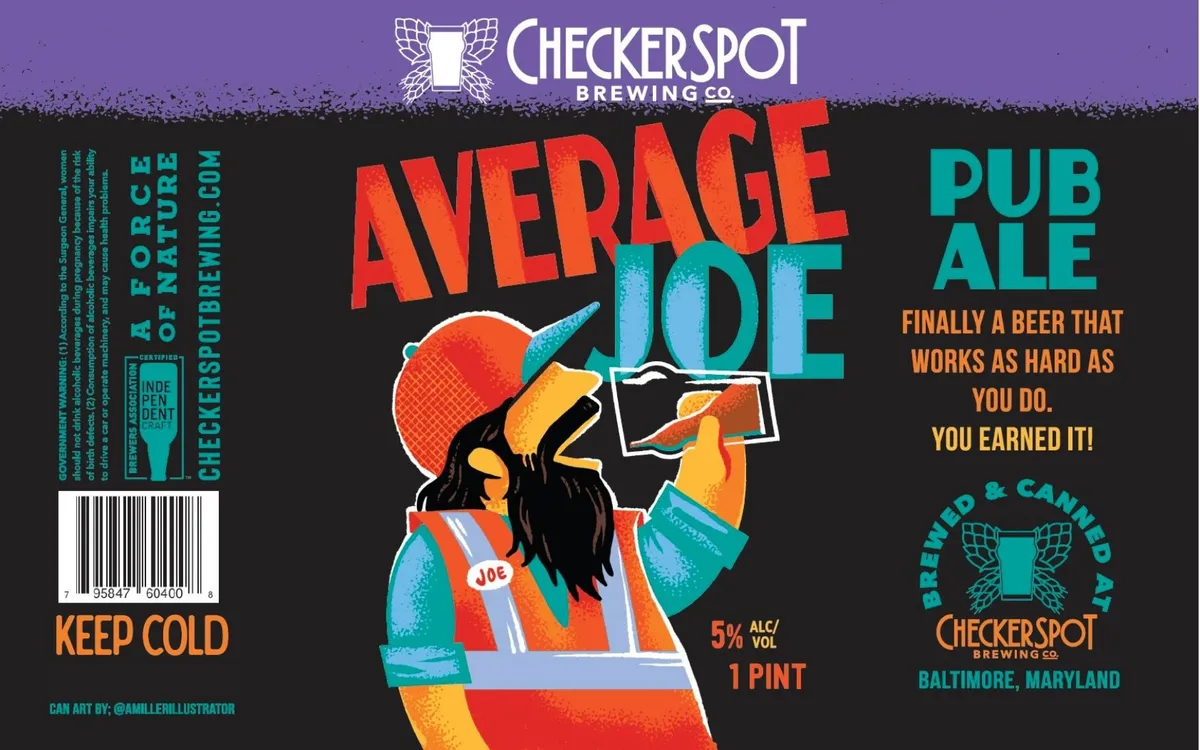 Average Joe — full label as filed with TTB