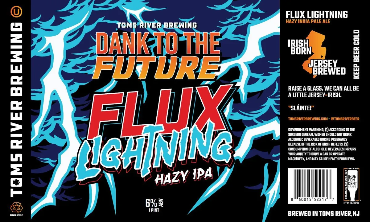 Dank To The Future Flux Lightning — full label as filed with TTB