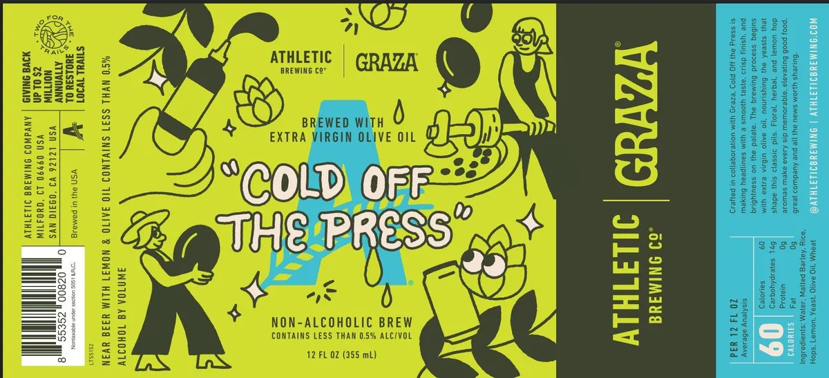 Cold Off The Press — full label as filed with TTB