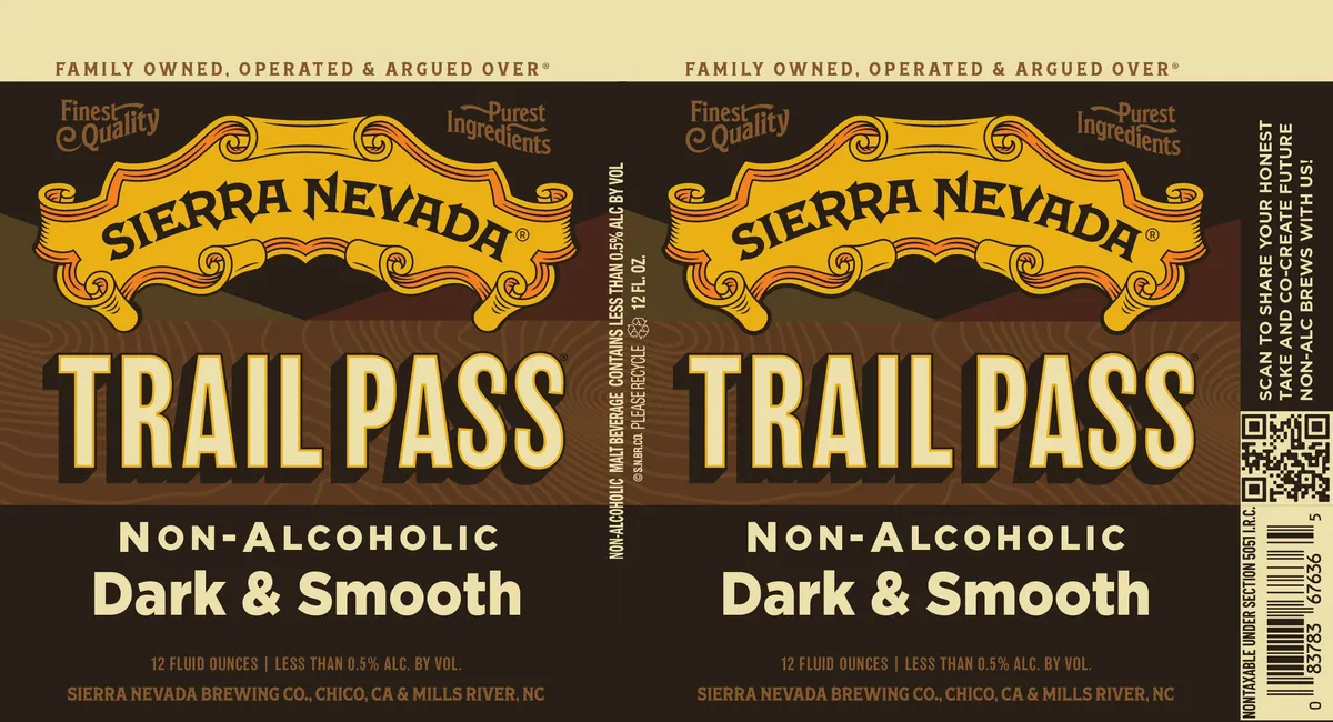 Trail Pass Dark & Smooth — full label as filed with TTB